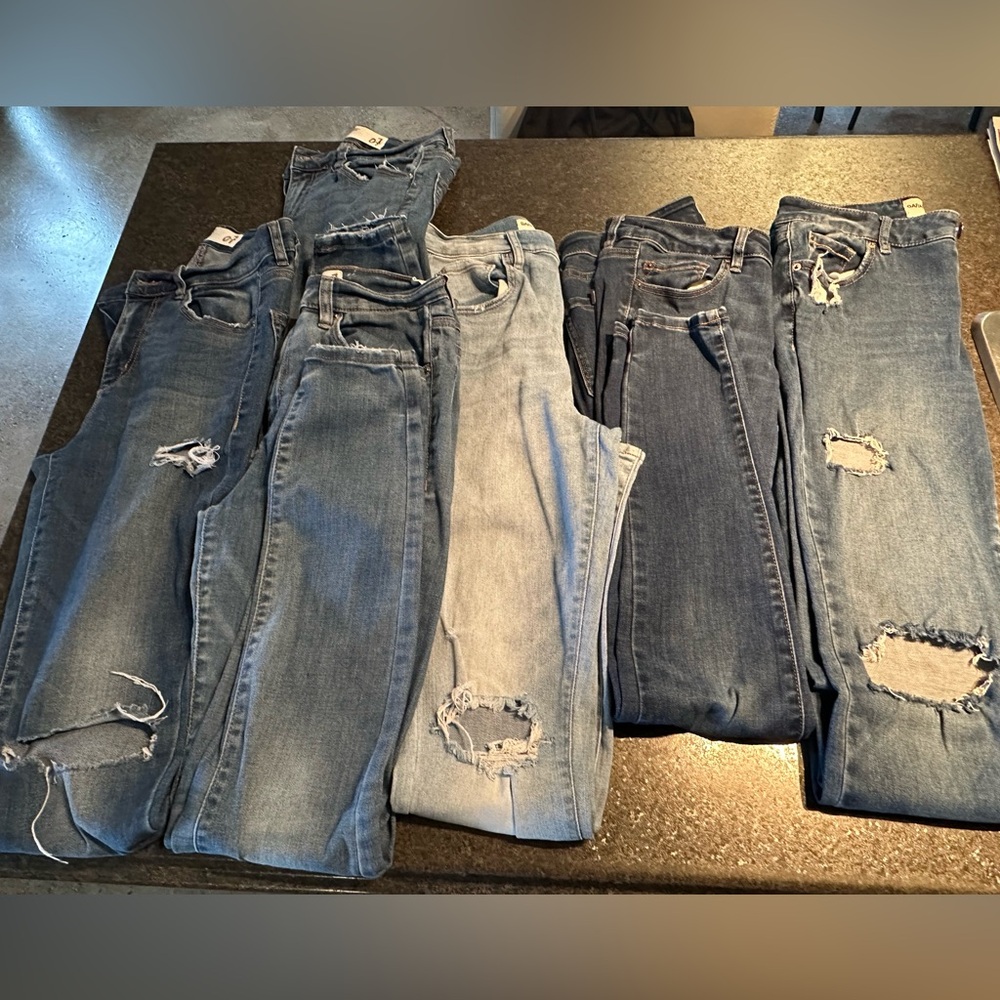 Skinny Jeans (lot of 6) size 7 for women